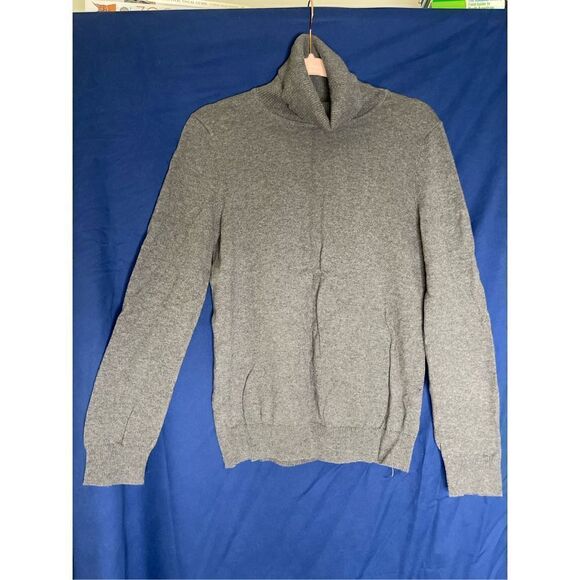 Gap Grey Cotton Turtleneck L - Picture 1 of 7